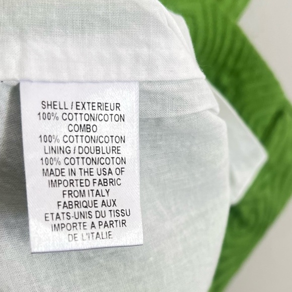 Milly Of New York Green Textured A-Line Dress White Trim Pockets Size 2 - Picture 5 of 8